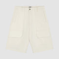 Short cargo en toile - Crème