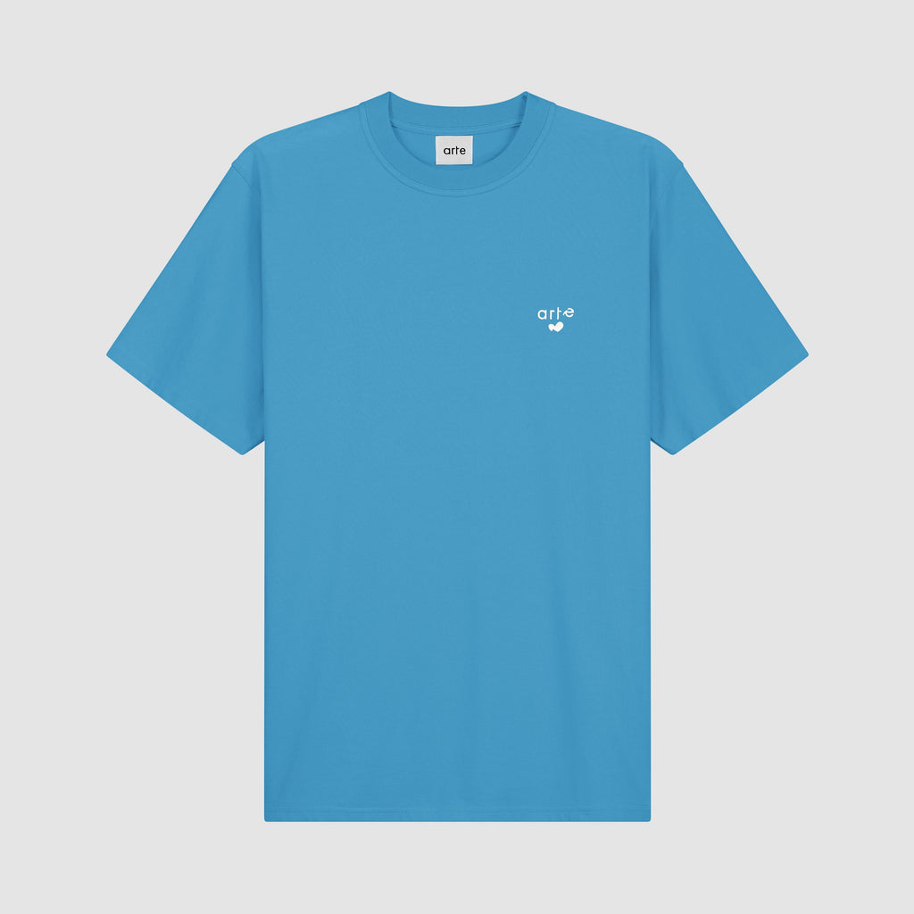 T-shirt avec logo cœur - Bleu