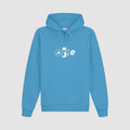 Sweat à capuche avec logo collage - Bleu
