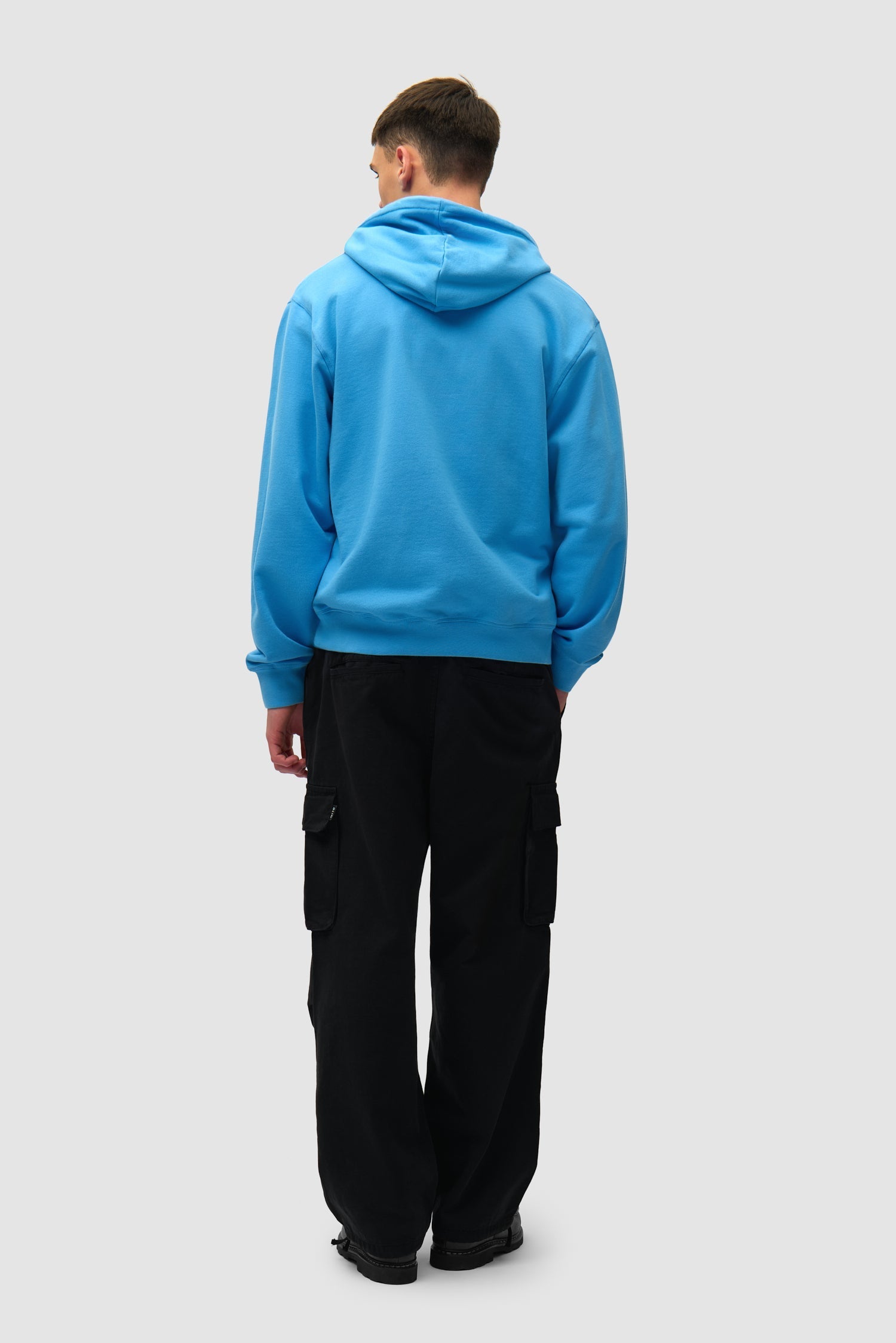 Sweat à capuche avec logo cœur - Bleu