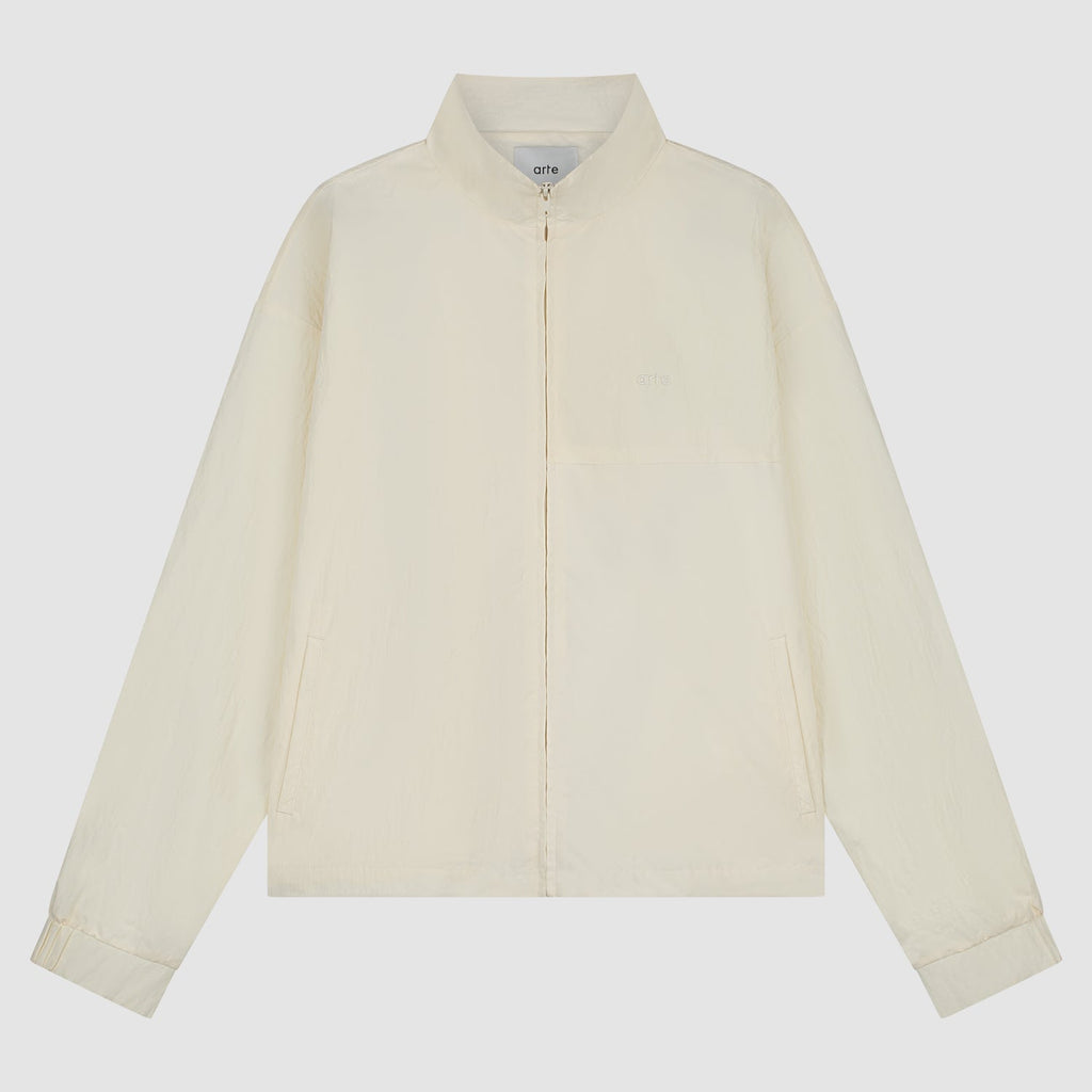 Veste de survêtement carrée - Crème