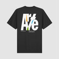 T-shirt à grand logo dans le dos - Noir