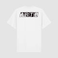 T-shirt imprimé délavé au dos - Blanc