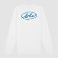 T-shirt à manches longues avec logo cercle dans le dos - Blanc