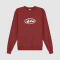 Pull brodé avec logo cercle - Bordeaux