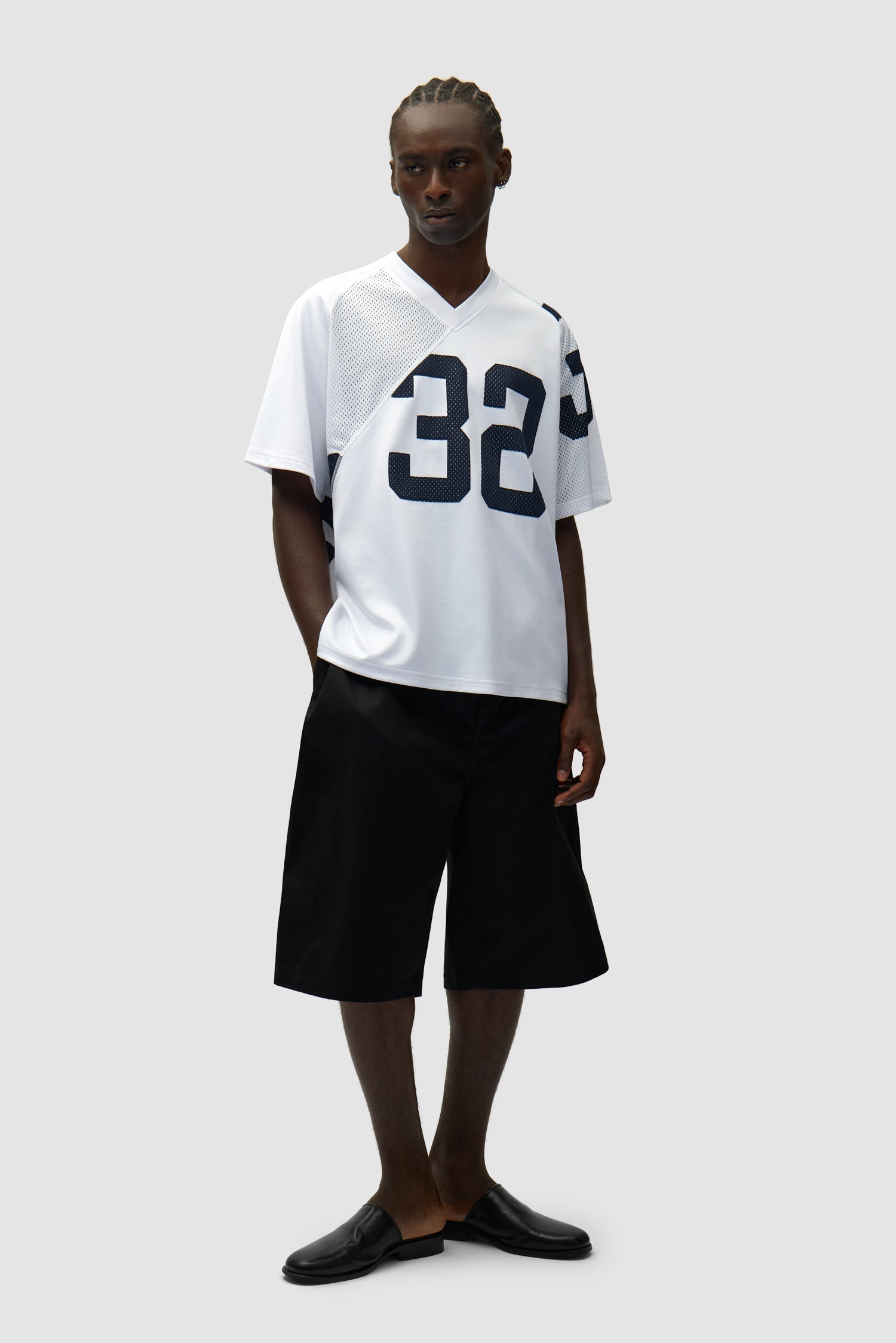 Maillot 32 - Bleu marine/Blanc