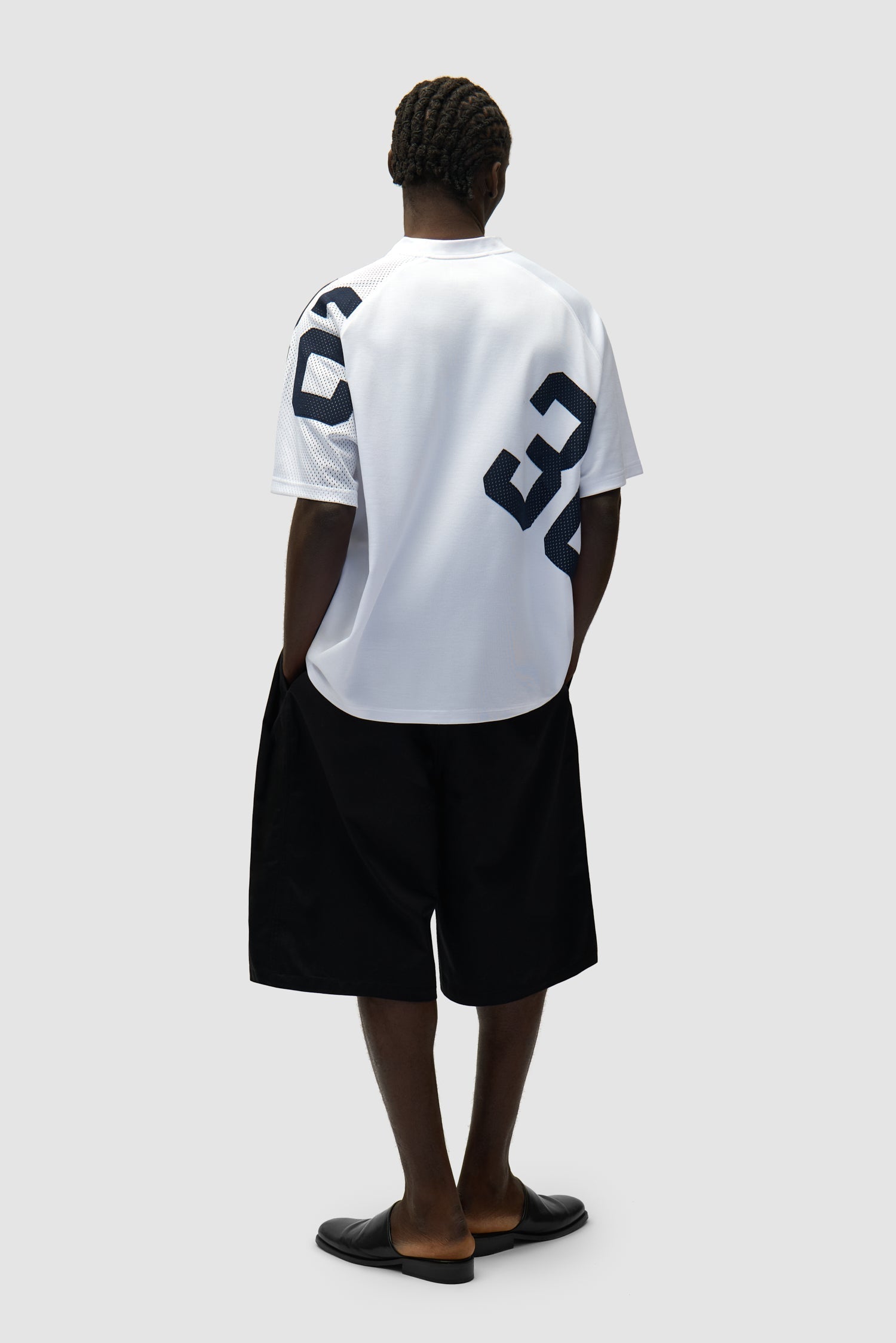 Maillot 32 - Bleu marine/Blanc