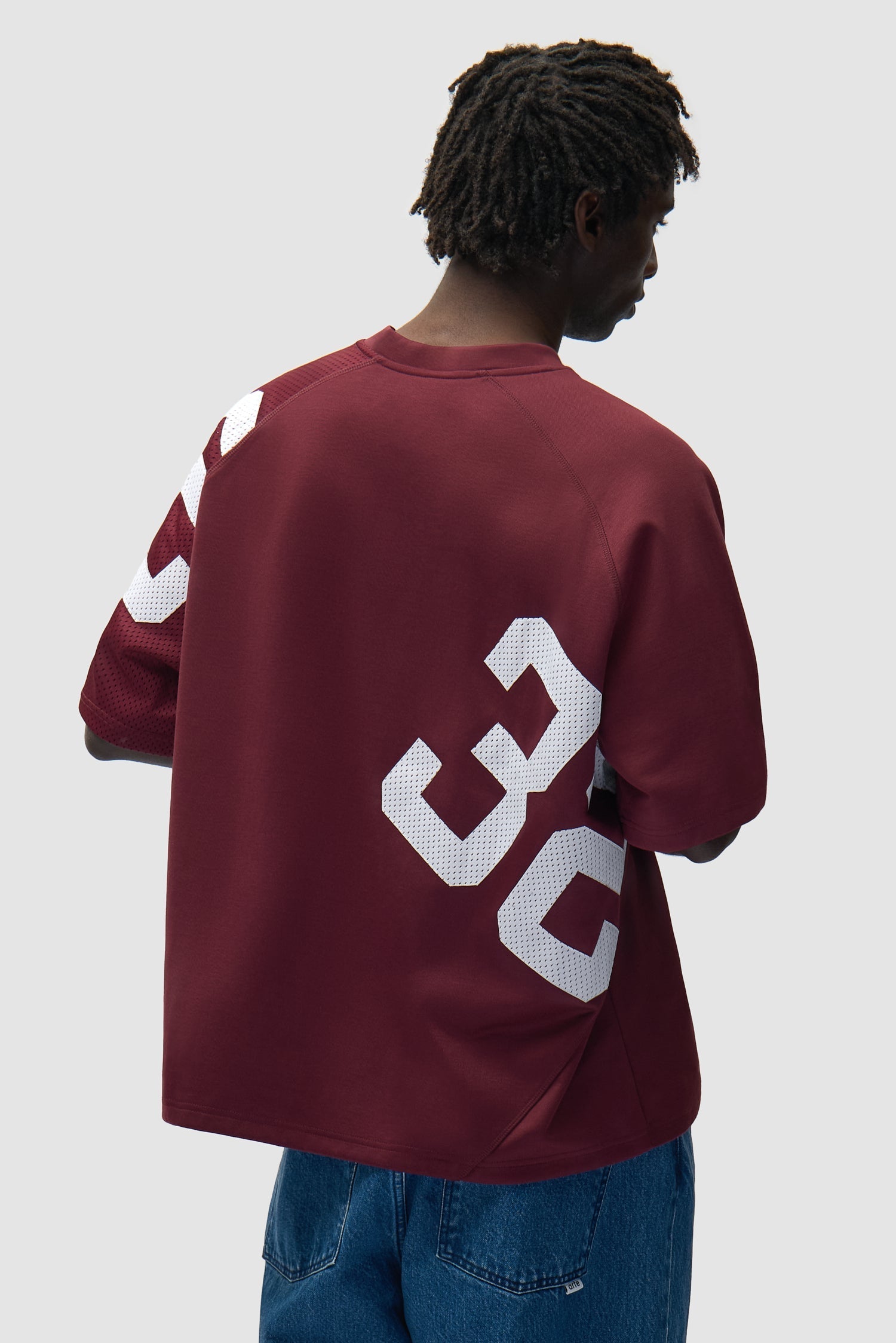 Maillot 32 - Blanc/Bordeaux