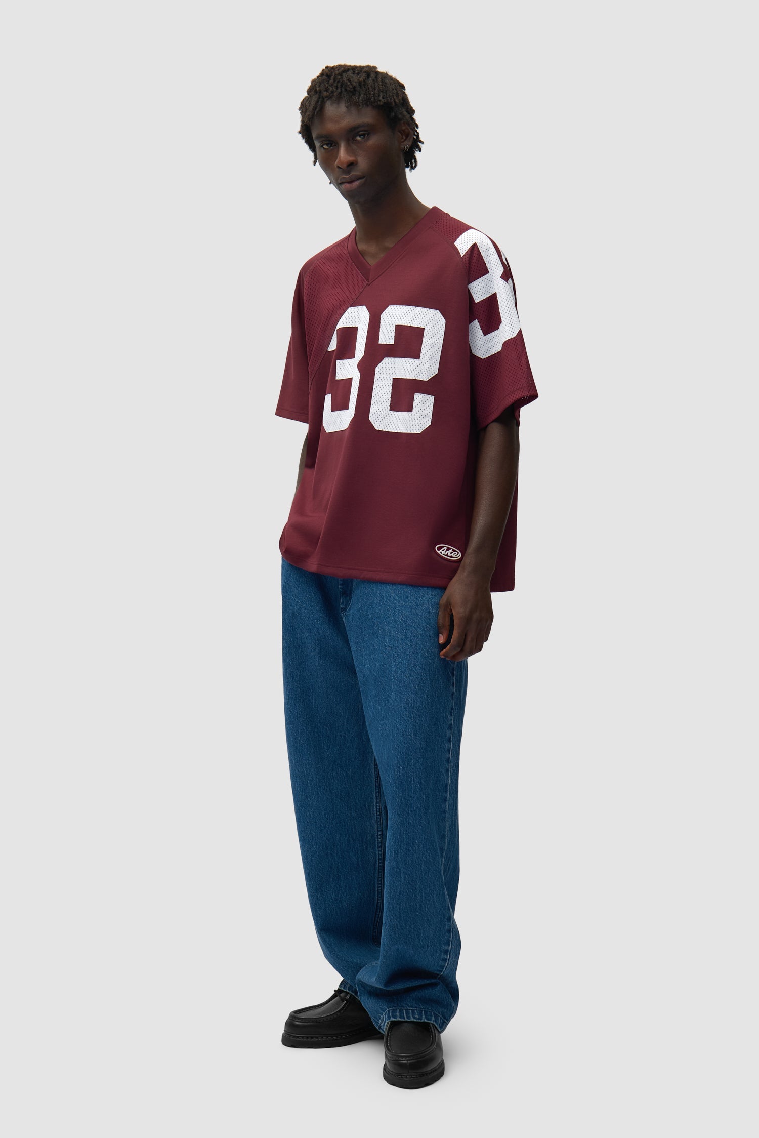 Maillot 32 - Blanc/Bordeaux