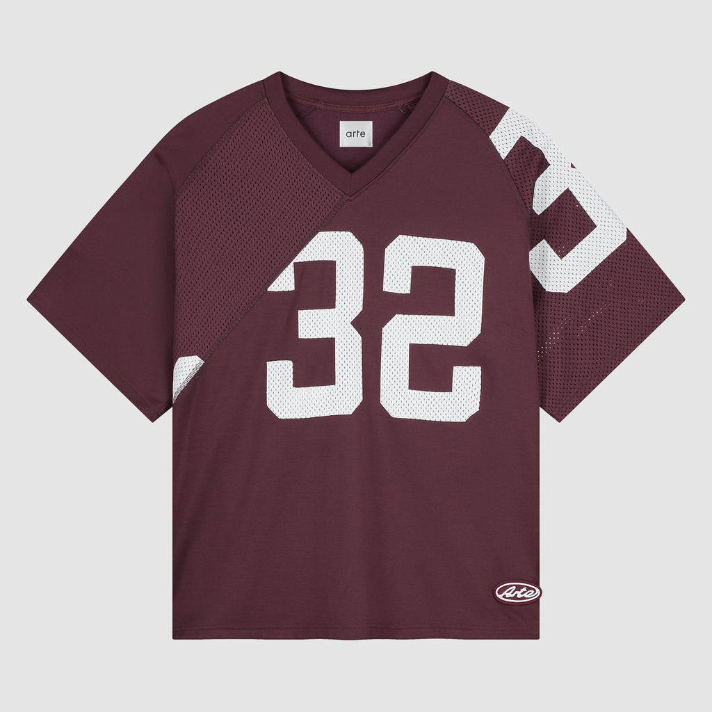 Maillot 32 - Blanc/Bordeaux