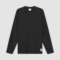 T-shirt à manches longues avec étiquette réversible - Noir