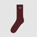 Chaussettes avec logo cœur - Bordeaux