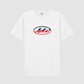 T-shirt avec logo cercle découpé - Blanc