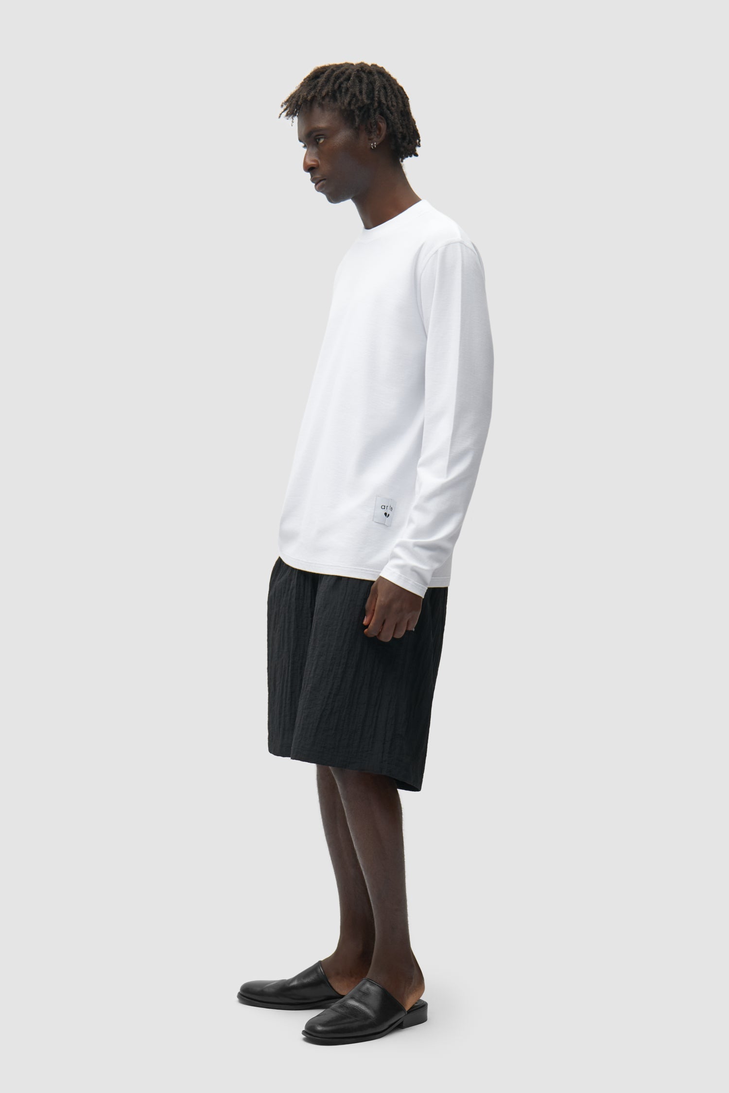 Short en maille - Noir