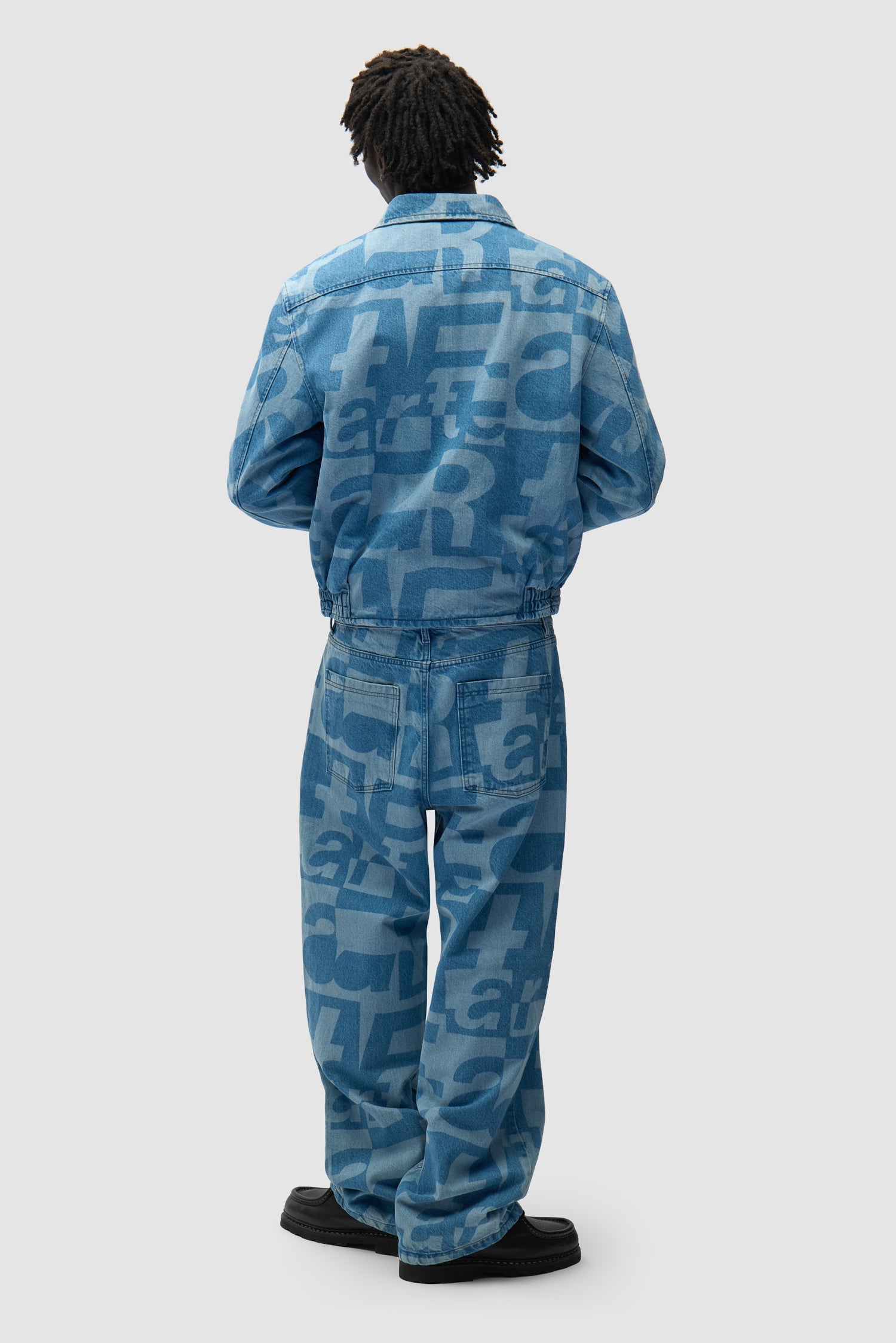 Pantalon en denim intégral - Denim brut