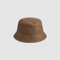 Chapeau bob en cuir PU - Marron