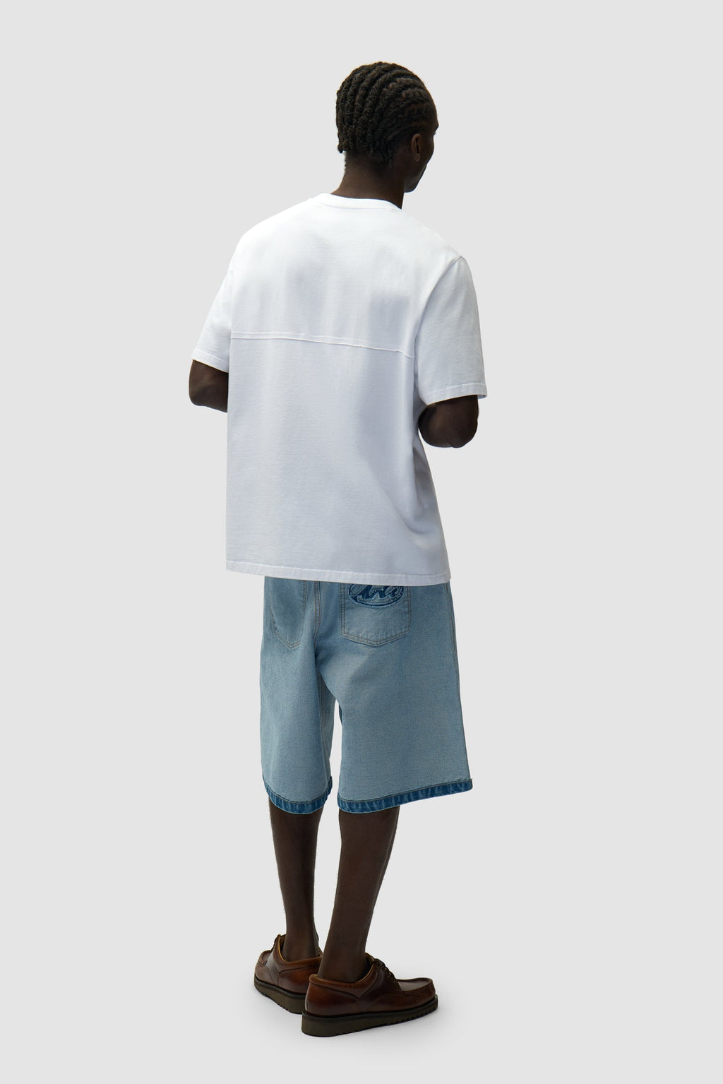 Short en jean Inside/Out - Denim Bleach