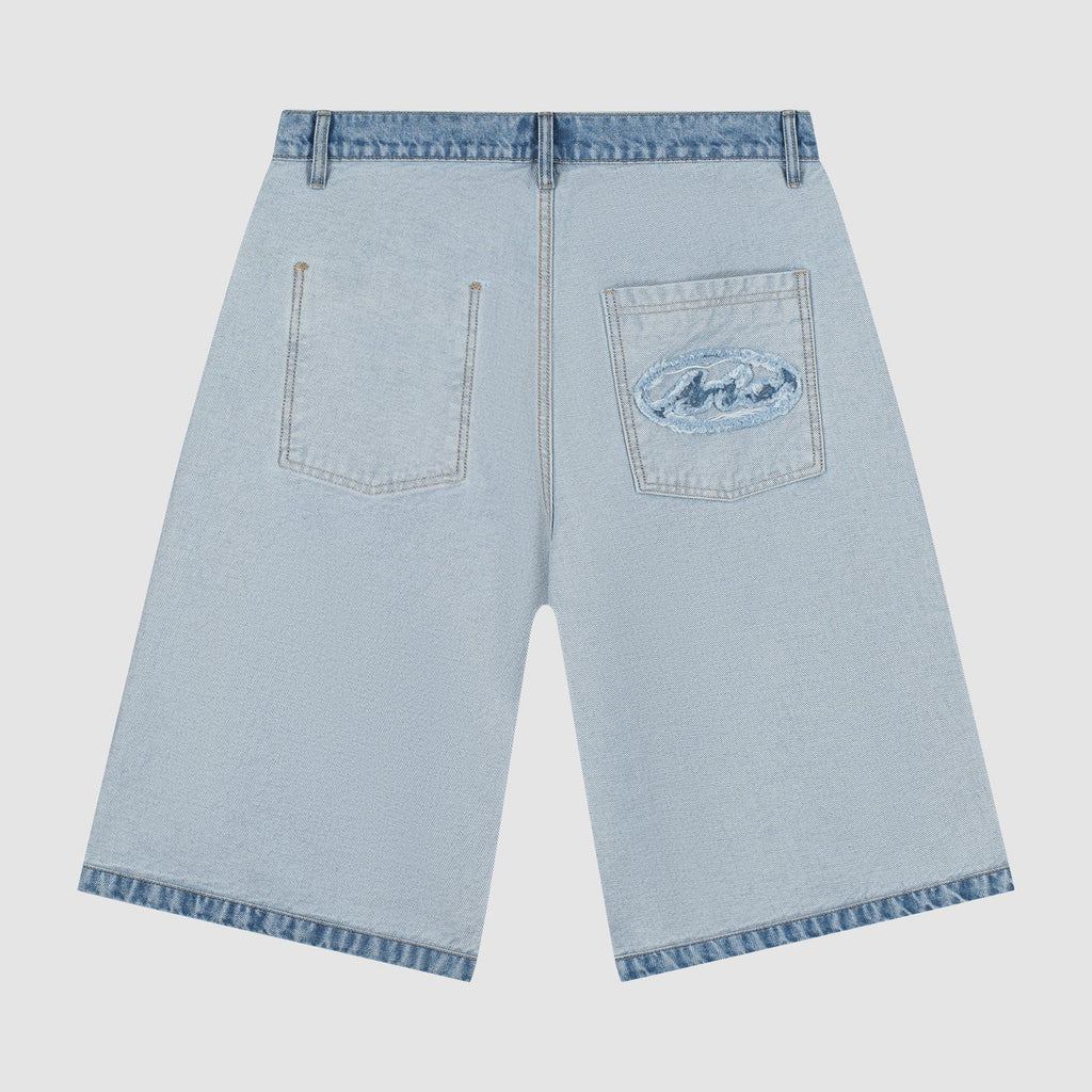Short en jean Inside/Out - Denim Bleach