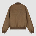 Veste universitaire en cuir - Marron