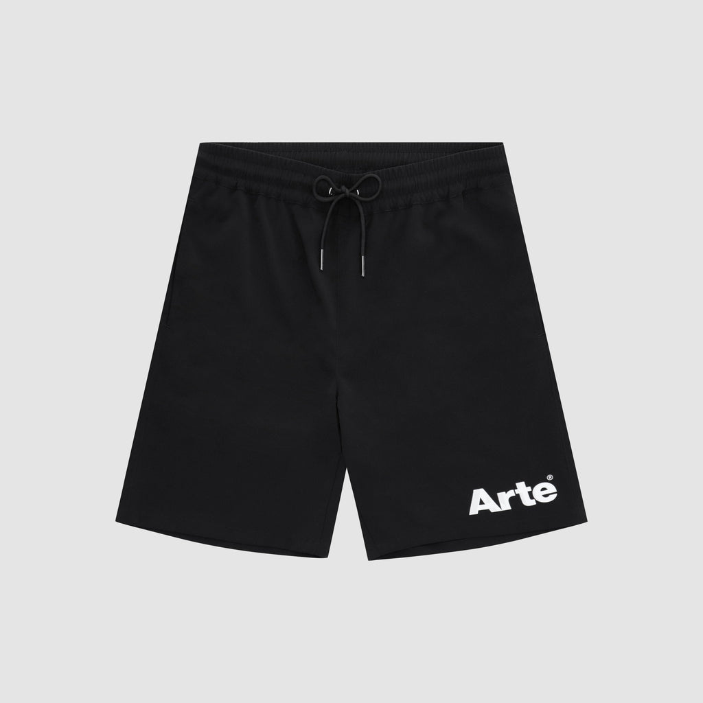 Short à logo Samuel - Noir