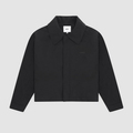 Veste en nylon à grand col - Noir