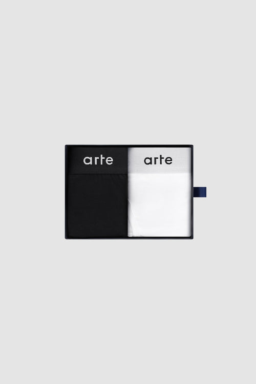 2-Pack Boxer Briefs - Noir/Blanc
