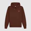 Sweat à capuche "Heart Flower" - Marron