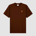 T-shirt avec logo en forme de cœur - Marron