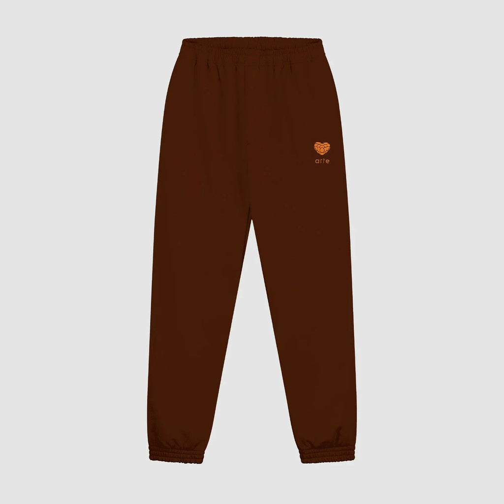Pantalon de survêtement Heart Flower - Marron