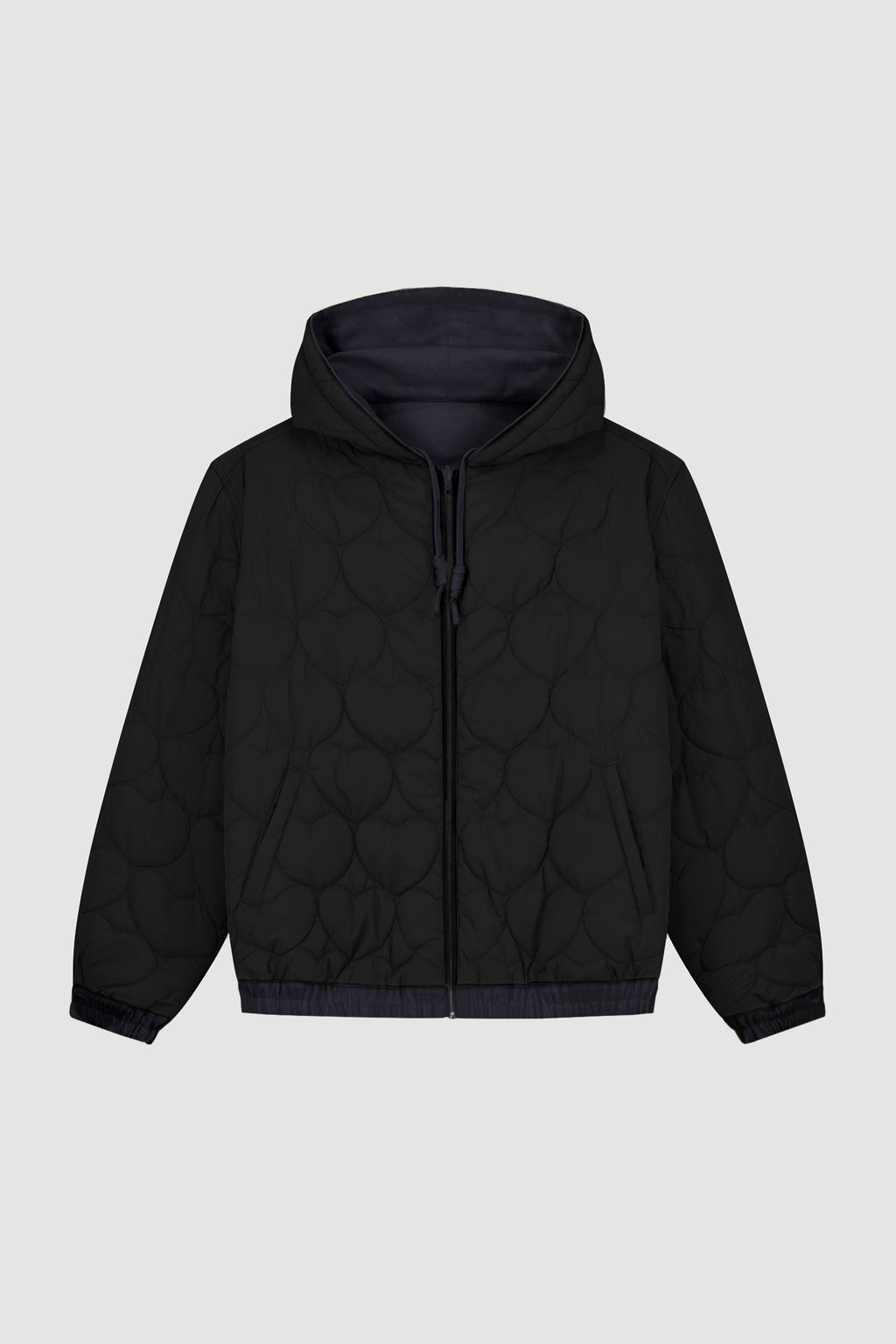 Veste à capuche réversible - Marine