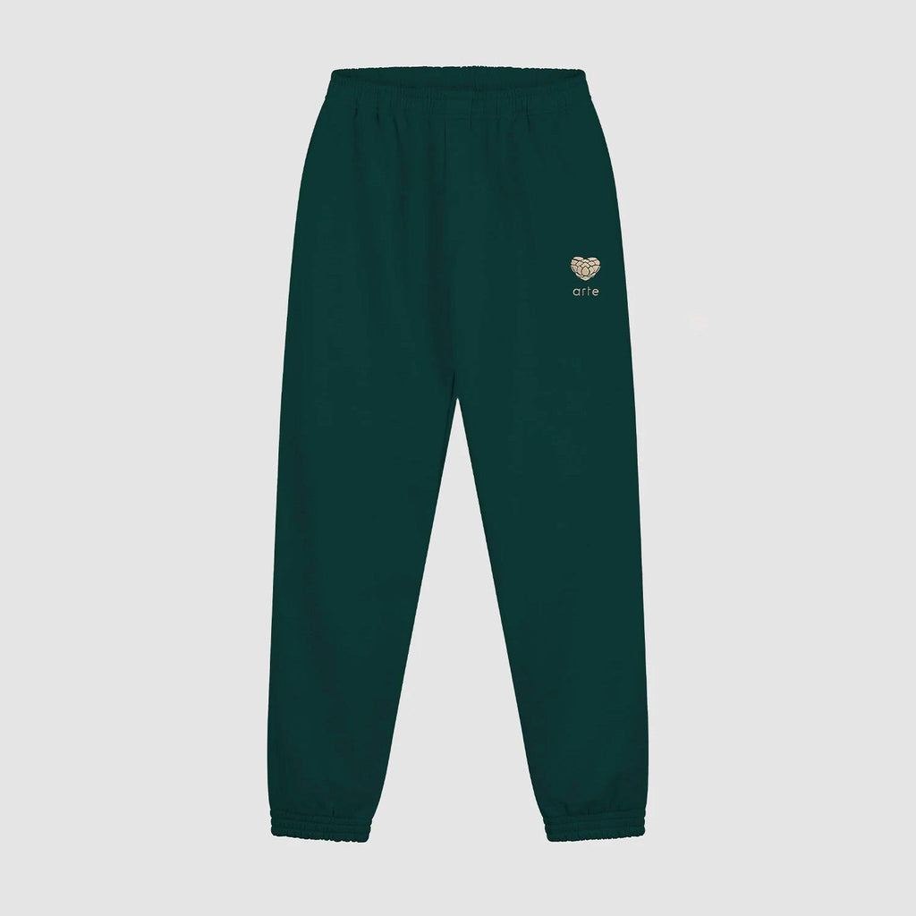 Pantalon de survêtement Heart Flower - Vert