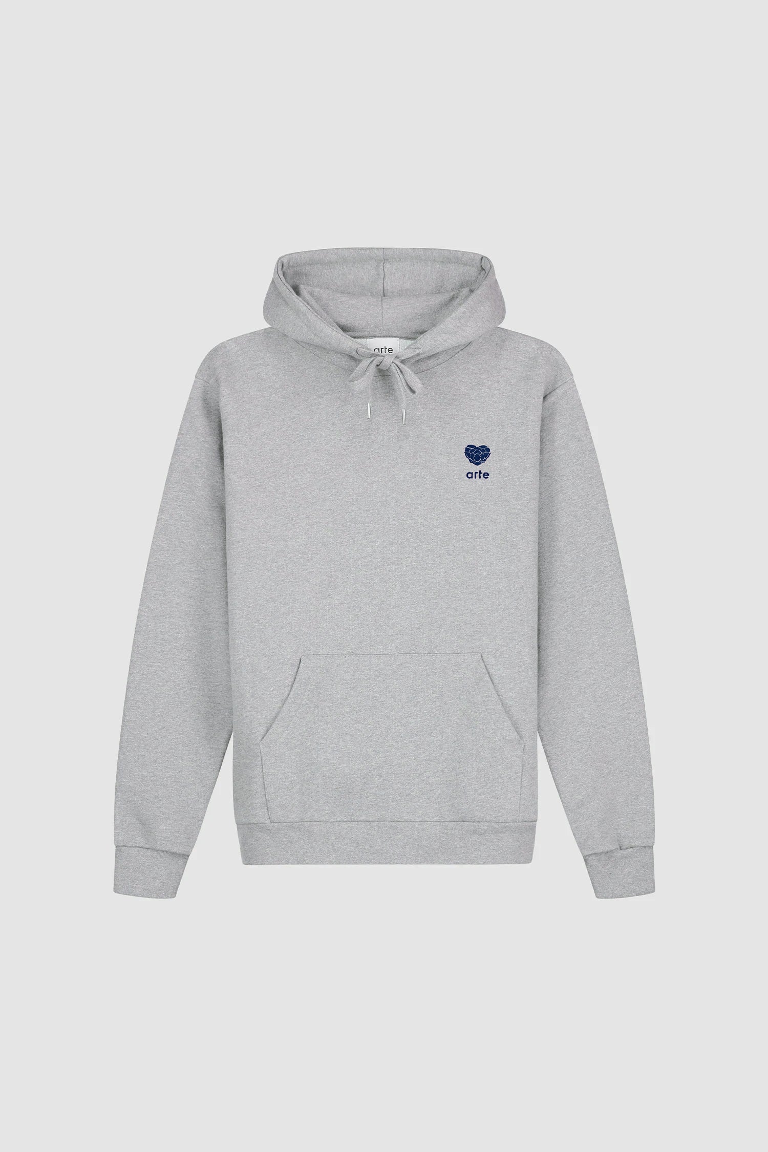 Sweat à capuche "Heart Flower" - Gris