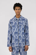 Veste Jean Novo - Bleu/Blanc