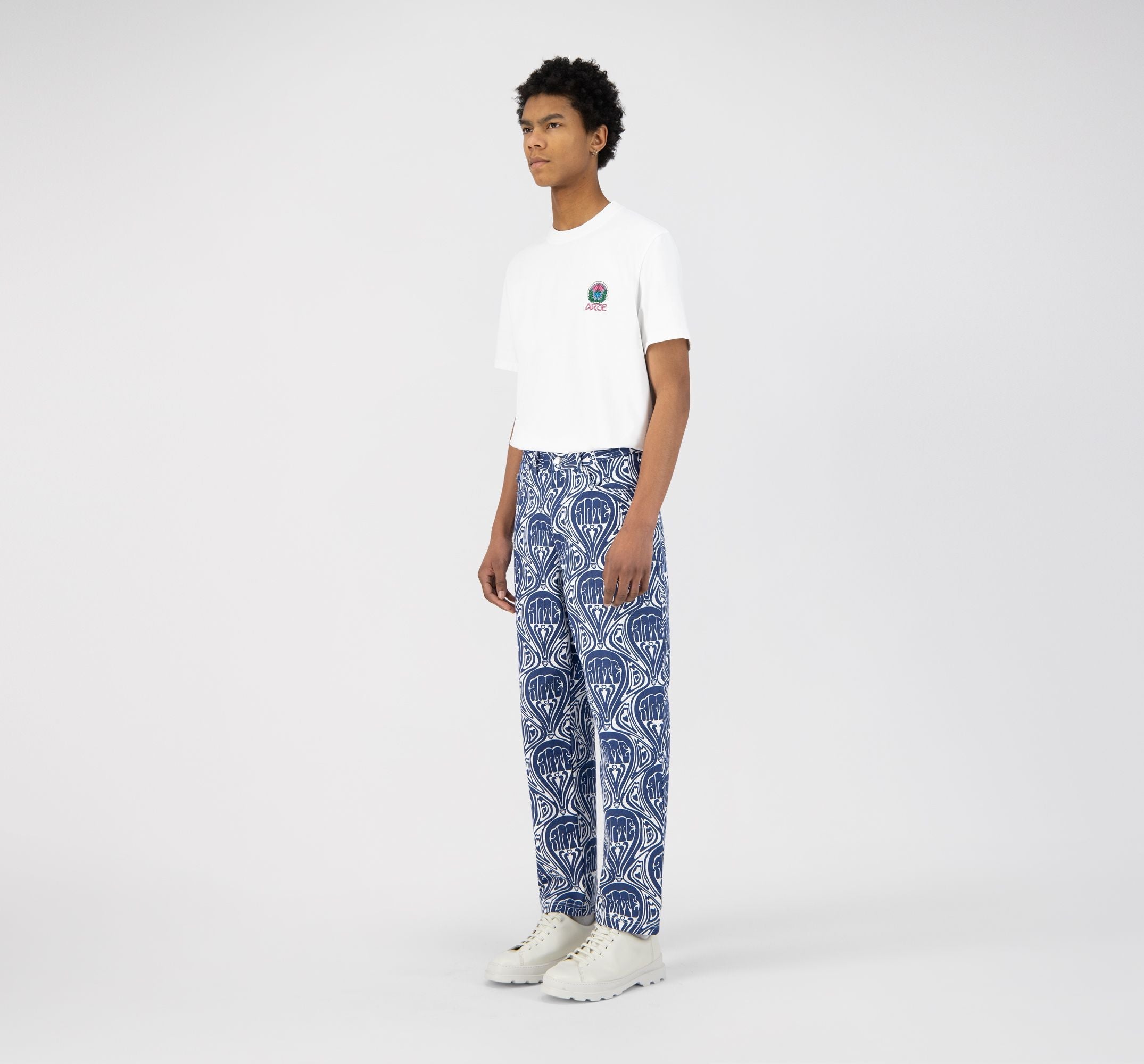 Pantalon Jean Novo - Bleu/Blanc