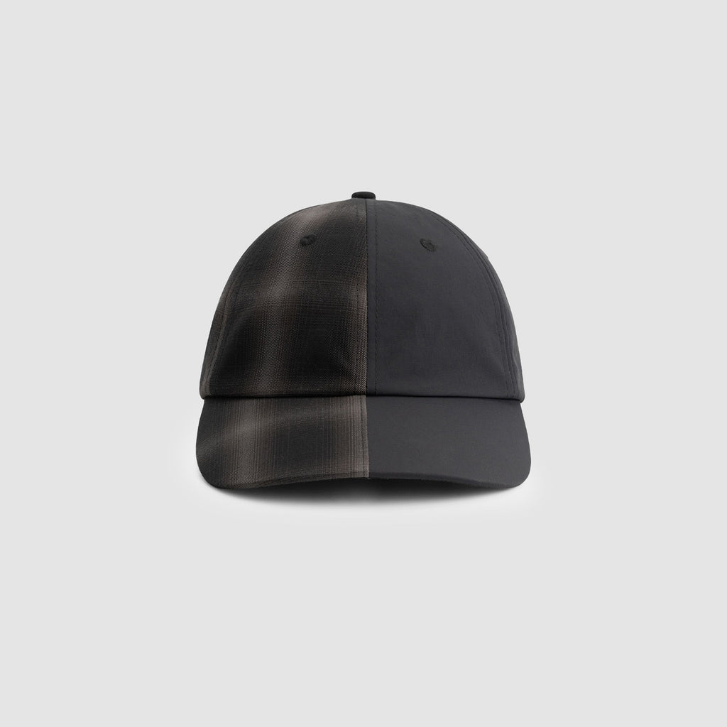 Casquette en nylon à carreaux - Noir/Carreaux