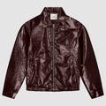 Veste en PU vernie - Rouge
