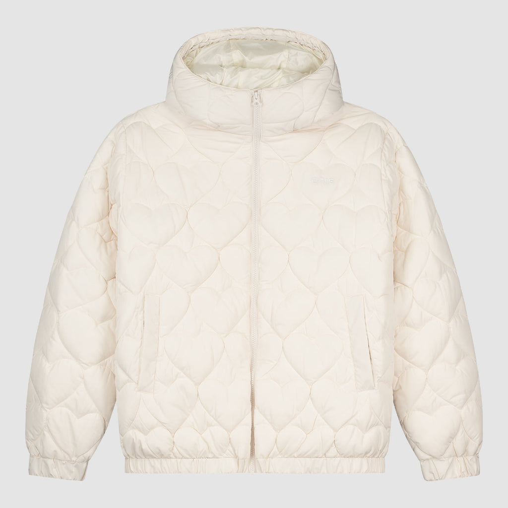 Veste polaire Joey Heart - Crème