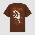T-shirt Tulipe - Marron